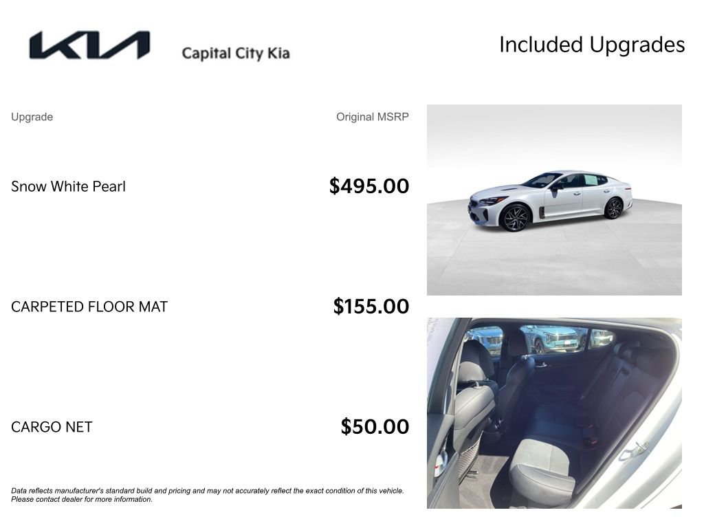 Certified 2022 Kia Stinger GT-Line AWD/4WD image 4