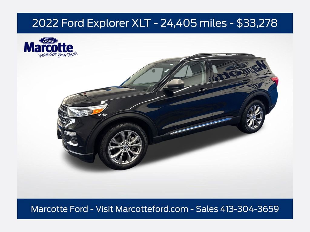 Certified 2022 Ford Explorer XLT w/ Equipment Group 202A AWD/4WD image 1