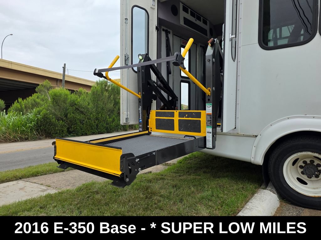 Used 2016 Ford E-350 and Econoline 350 Super Duty w/ Shuttle Bus Prep Package RWD image 3