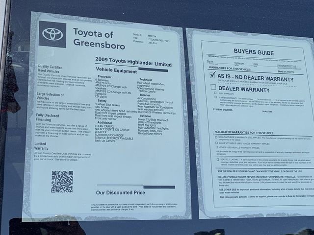 Used 2009 Toyota Highlander Limited image 38