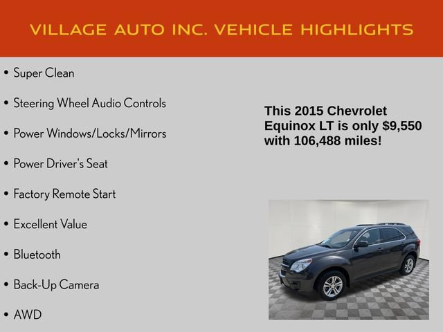 Used 2015 Chevrolet Equinox LT w/ Driver Convenience Package AWD/4WD image 7