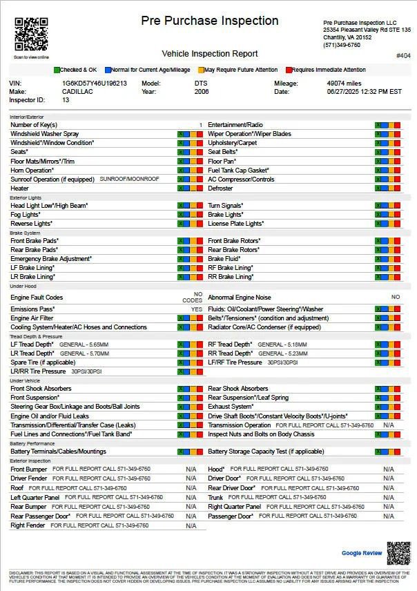 Used 2006 Cadillac DTS Performance w/ Sun And Sound Package image 2