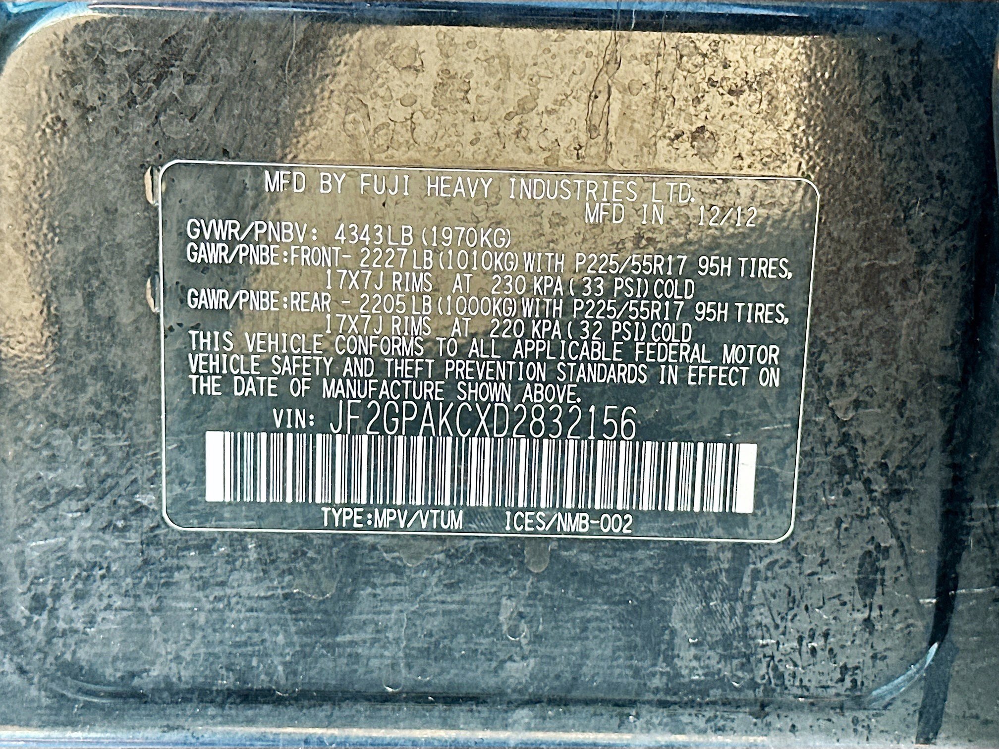 Used 2013 Subaru Crosstrek 2.0i Limited image 12