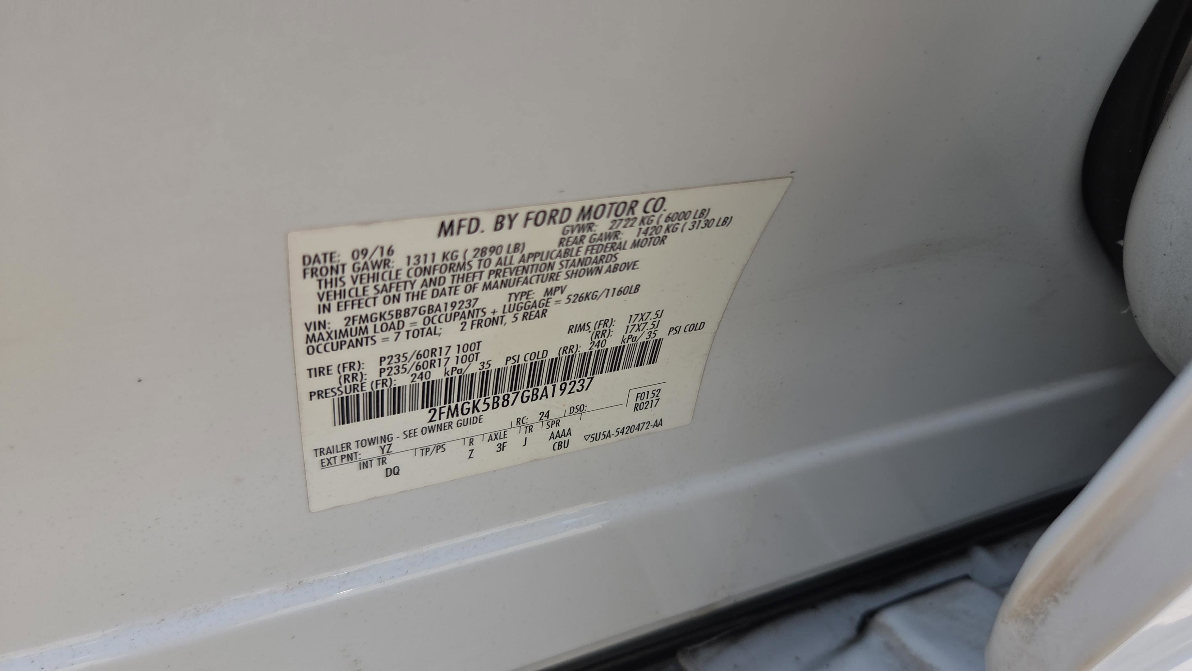 Used 2016 Ford Flex SE FWD image 16