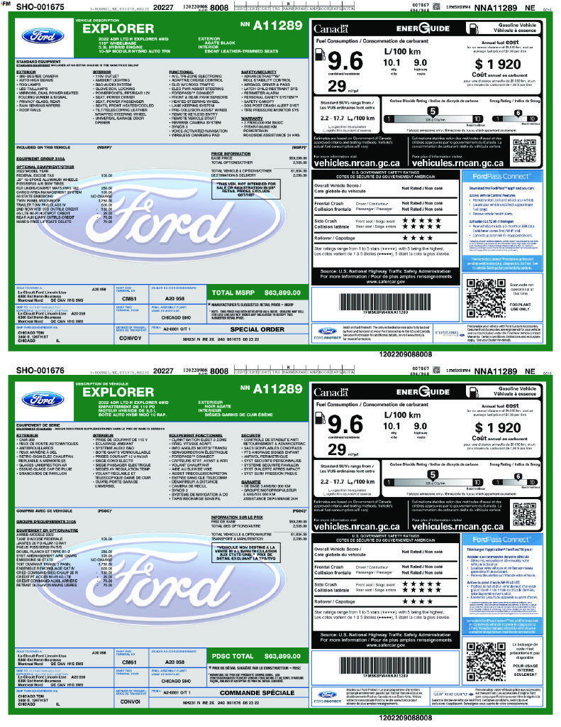 Used 2022 Ford Explorer Limited AWD/4WD image 26