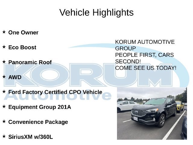 Used 2023 Ford Edge SEL w/ Convenience Package AWD/4WD image 4