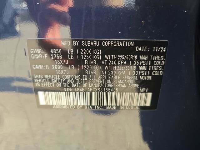 Certified 2025 Subaru Outback Touring image 30