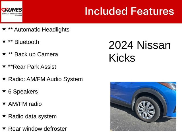 Used 2024 Nissan Kicks S FWD image 5