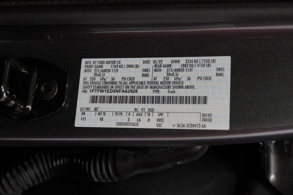 Used 2022 Ford F150 XLT w/ Equipment Group 302A High image 53