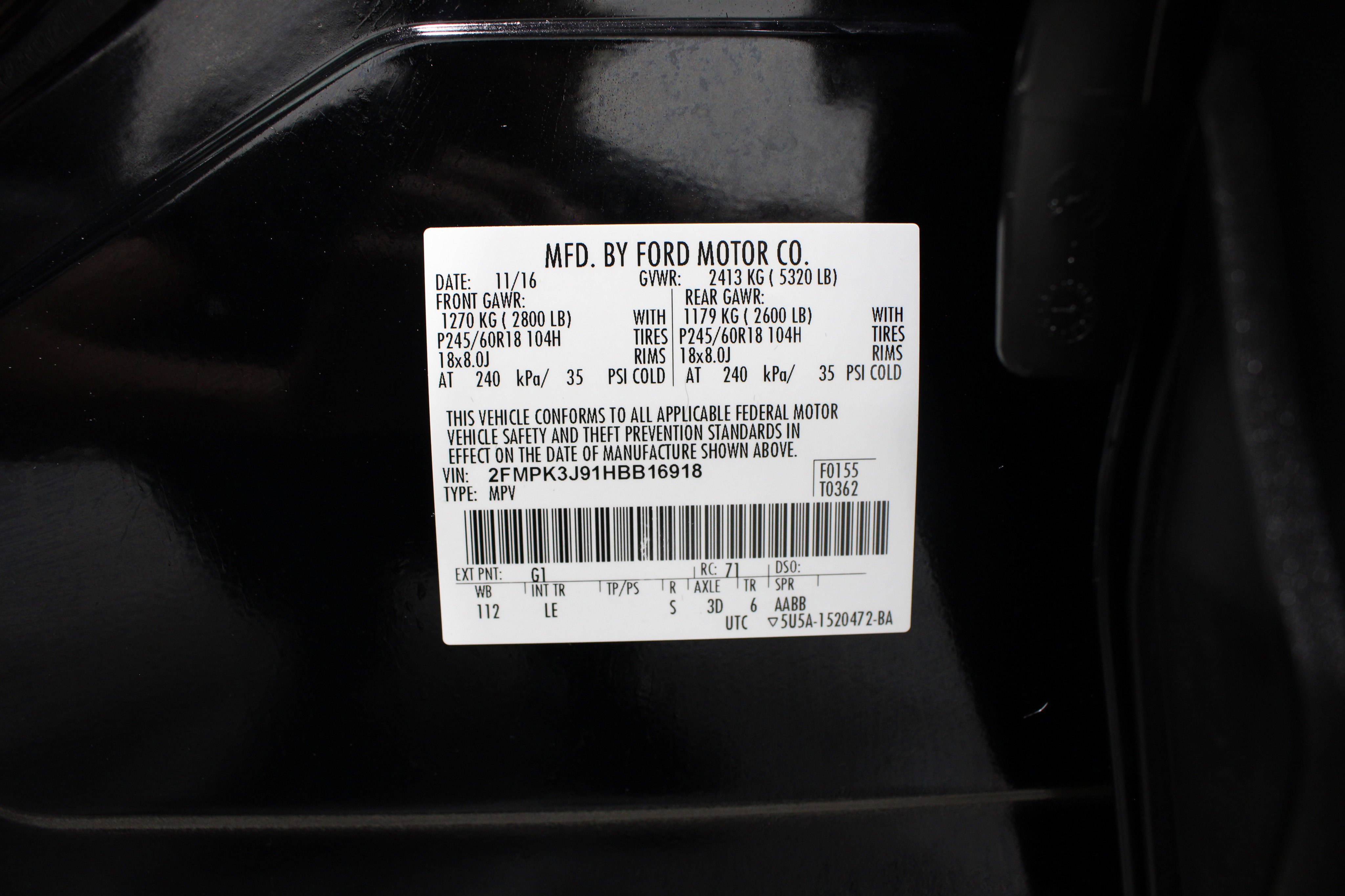 Used 2017 Ford Edge SEL w/ Equipment Group 201A FWD image 39