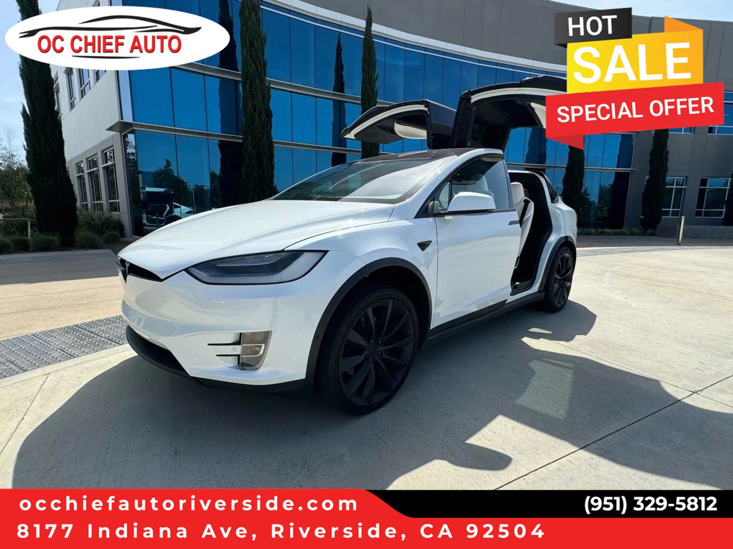 Used 2021 Tesla Model X Long Range AWD/4WD image 1