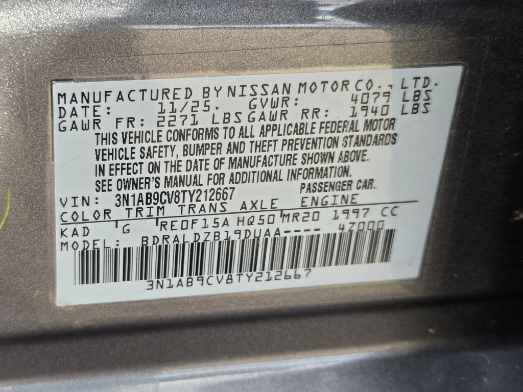Used 2026 Nissan Sentra SV w/ Floor Mat Package FWD image 29