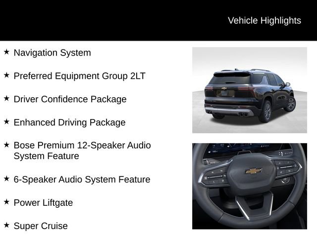New 2025 Chevrolet Traverse LT w/ Enhanced Driving Package image 3