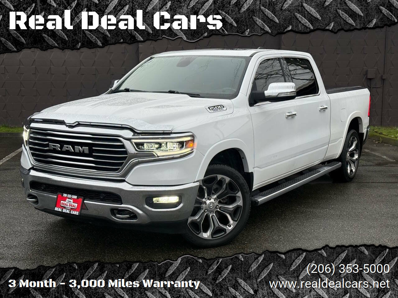 Used 2019 RAM 1500 Laramie Longhorn w/ Bed Utility Group AWD/4WD image 1