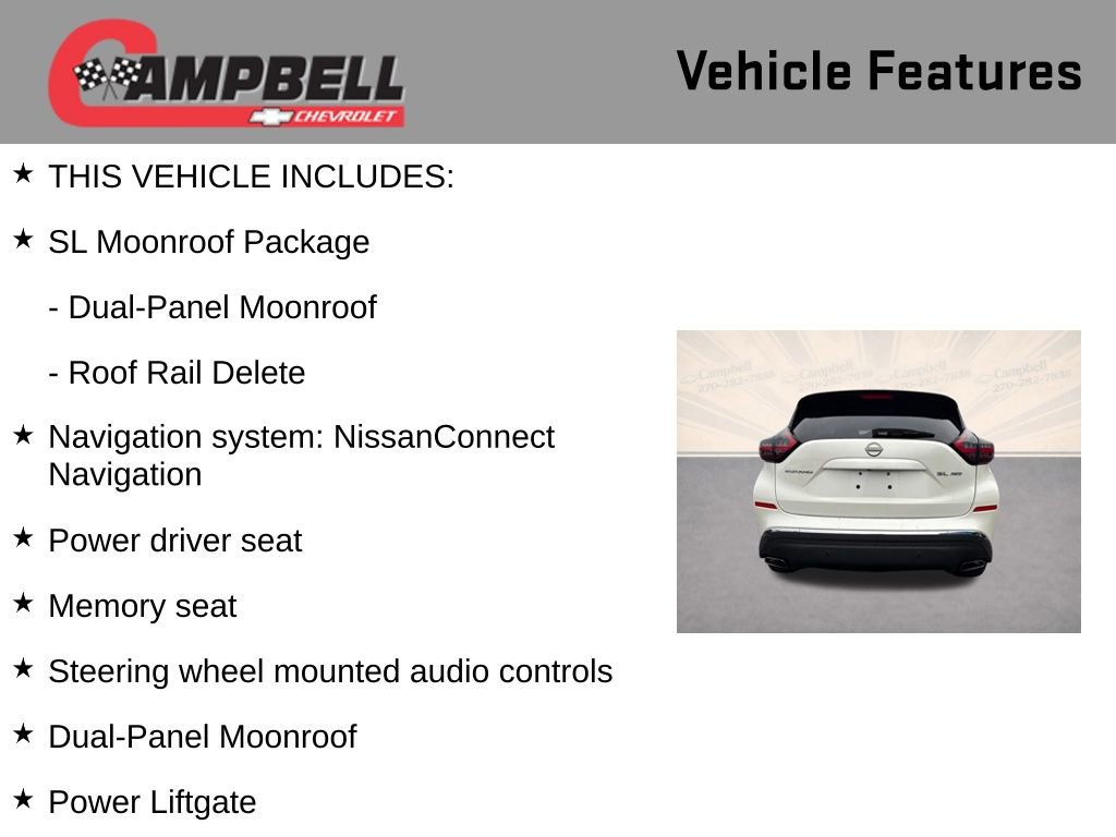 Used 2023 Nissan Murano SL w/ SL Moonroof Package image 5