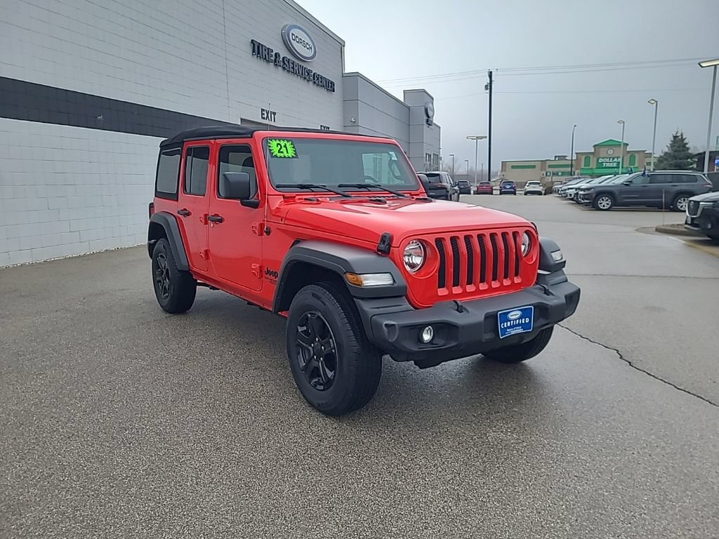 Used 2021 Jeep Wrangler Unlimited Sport AWD/4WD image 8