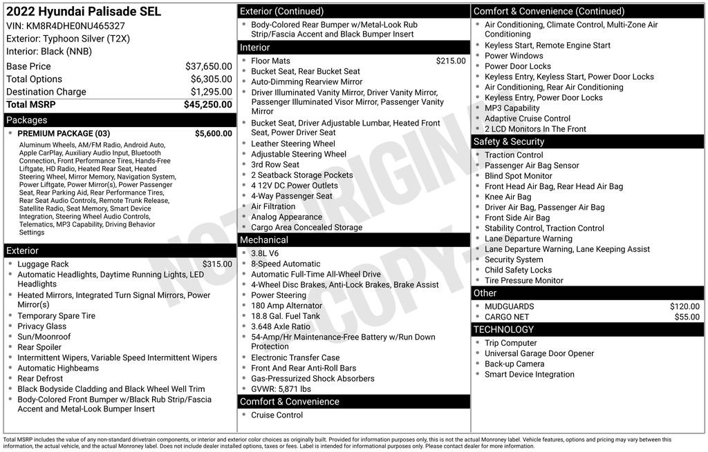 Used 2022 Hyundai Palisade SEL w/ Premium Package image 26