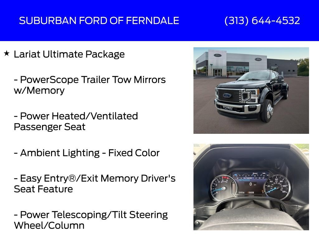 Used 2021 Ford F450 Lariat w/ Lariat Ultimate Package AWD/4WD image 9