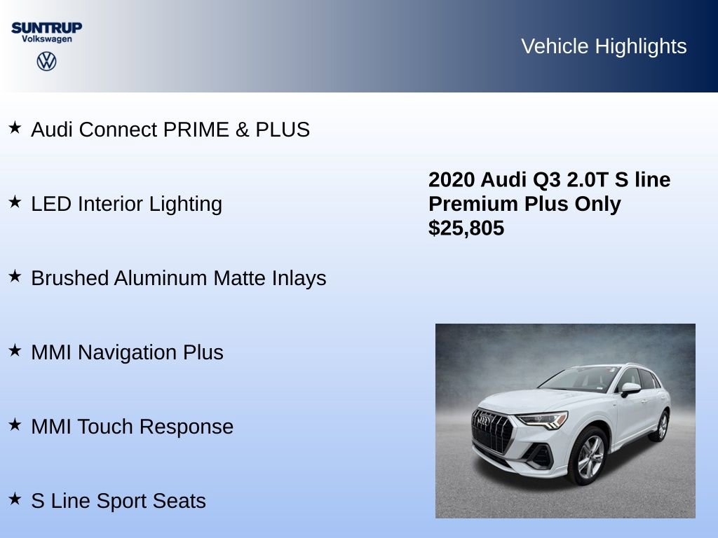 Used 2020 Audi Q3 2.0T Premium Plus image 22