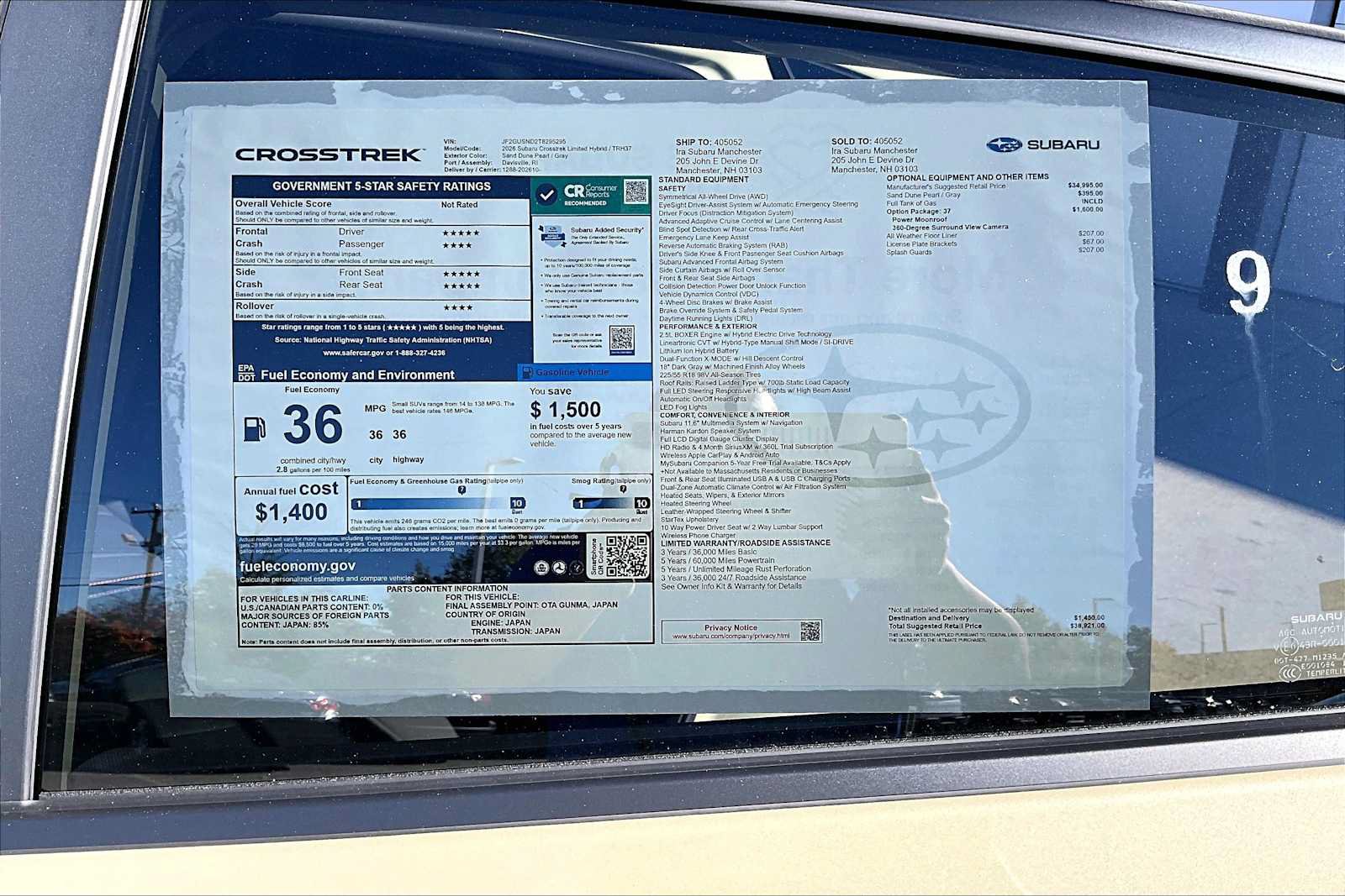 New 2026 Subaru Crosstrek 2.5i Limited AWD/4WD image 19