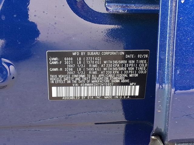 New 2026 Subaru Ascent Touring AWD/4WD image 10