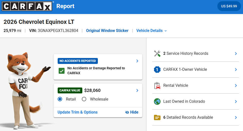 Used 2026 Chevrolet Equinox LT AWD/4WD image 33