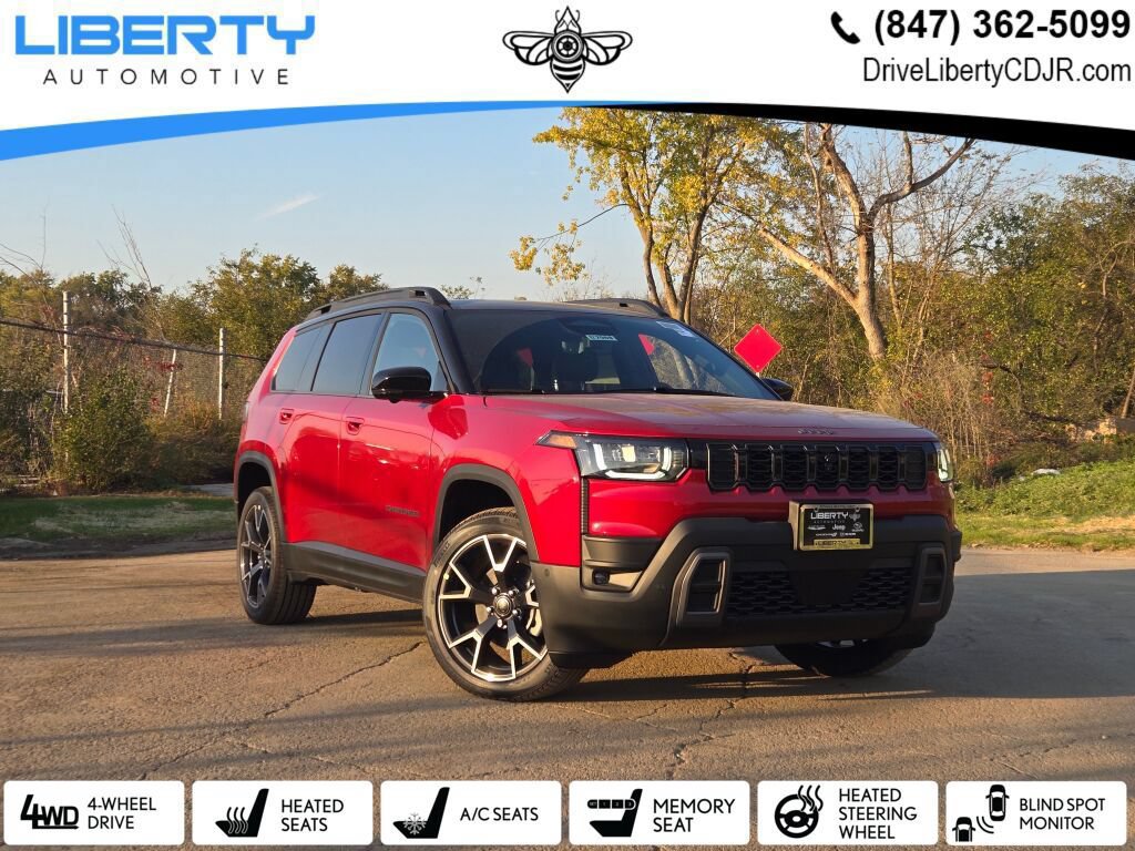 New 2027 Jeep Cherokee Overland w/ Advanced Pro Tech Group AWD/4WD 360° Tour