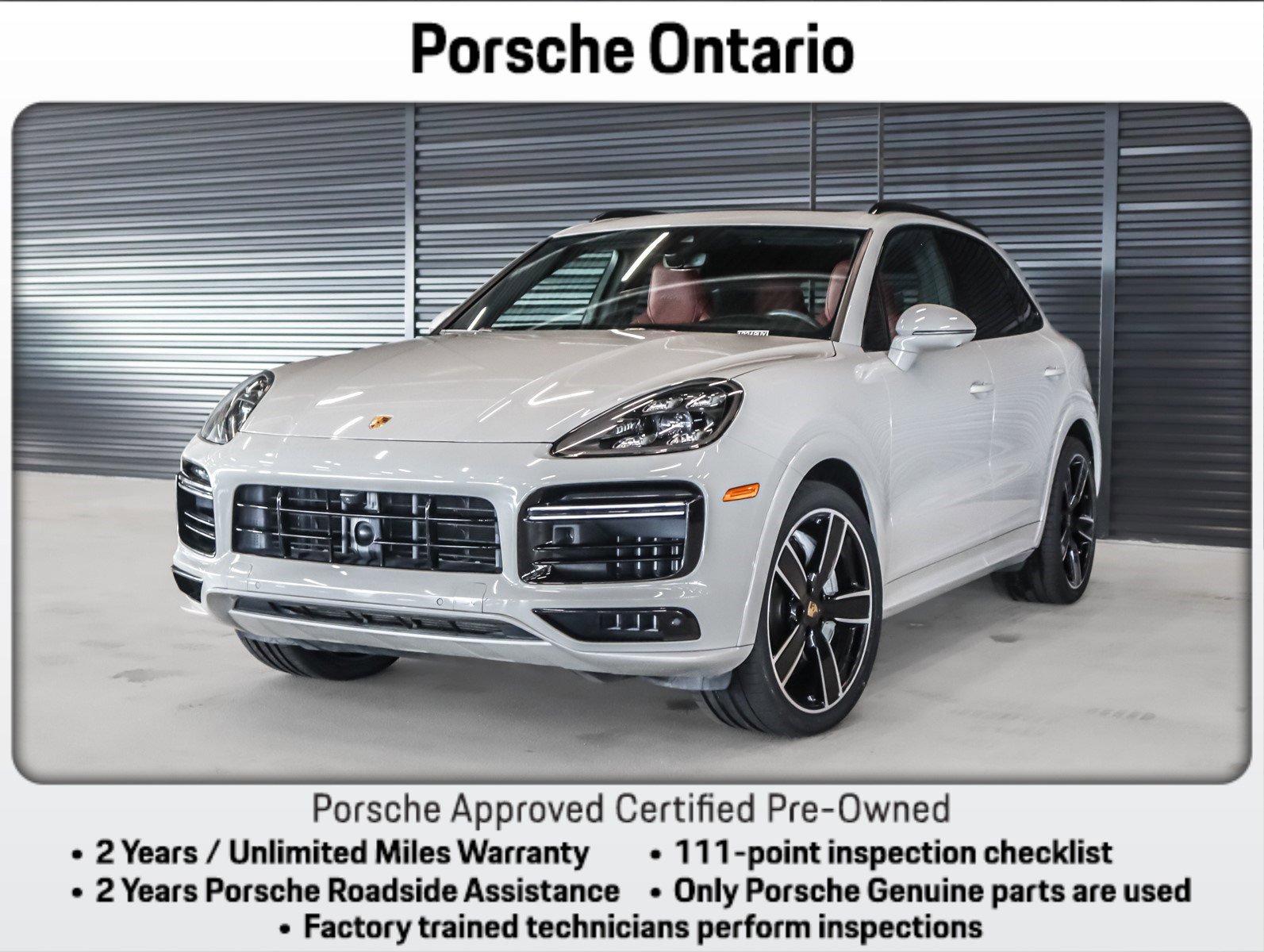 Certified 2022 Porsche Cayenne Turbo w/ Assistance Package