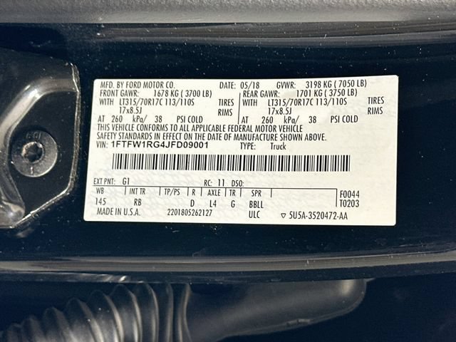 Used 2018 Ford F150 Raptor w/ Equipment Group 802A Luxury AWD/4WD image 37