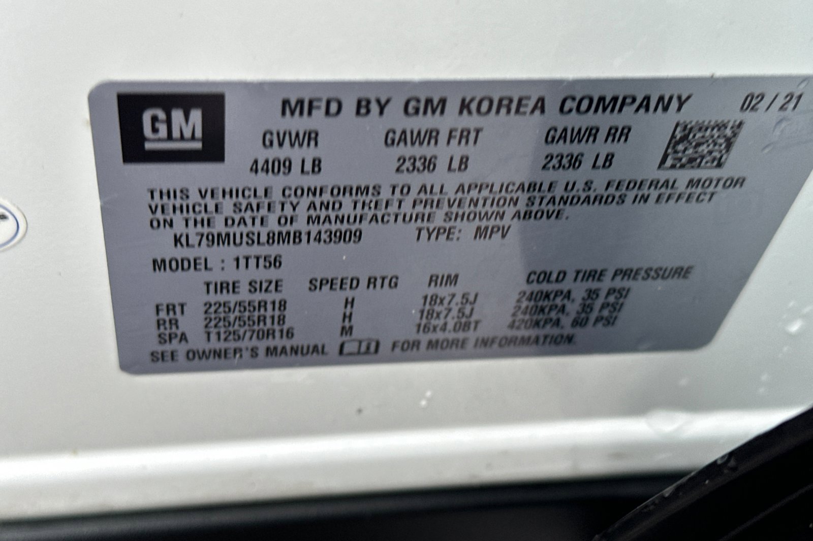 Used 2021 Chevrolet TrailBlazer RS w/ Sun and Liftgate Package image 26