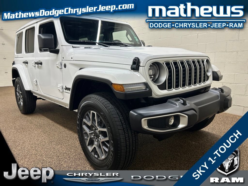 Used 2025 Jeep Wrangler Unlimited Sahara w/ Technology Group AWD/4WD video 1