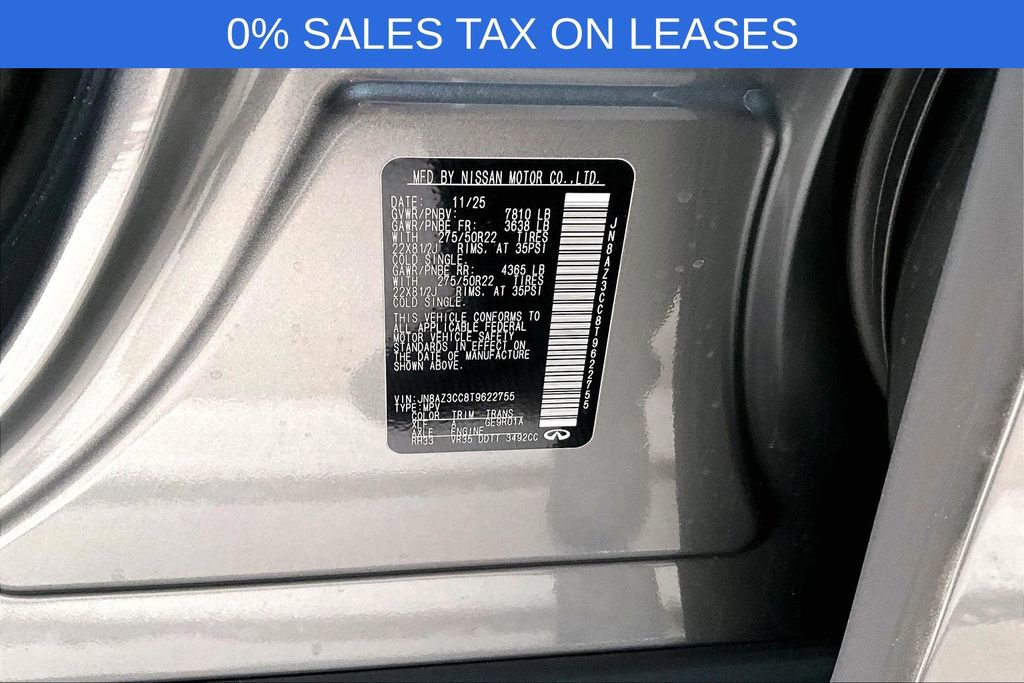 New 2026 INFINITI QX80 Autograph w/ Premium Cargo Package image 23