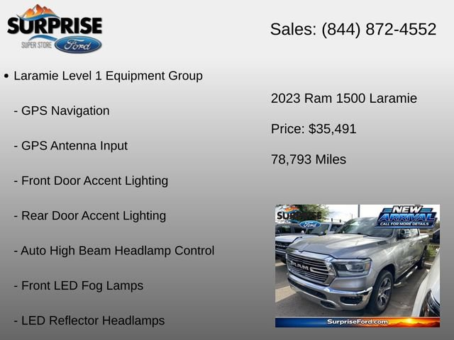 Used 2023 RAM 1500 Laramie AWD/4WD image 12