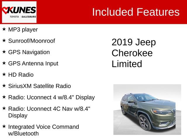 Used 2019 Jeep Cherokee Limited image 3