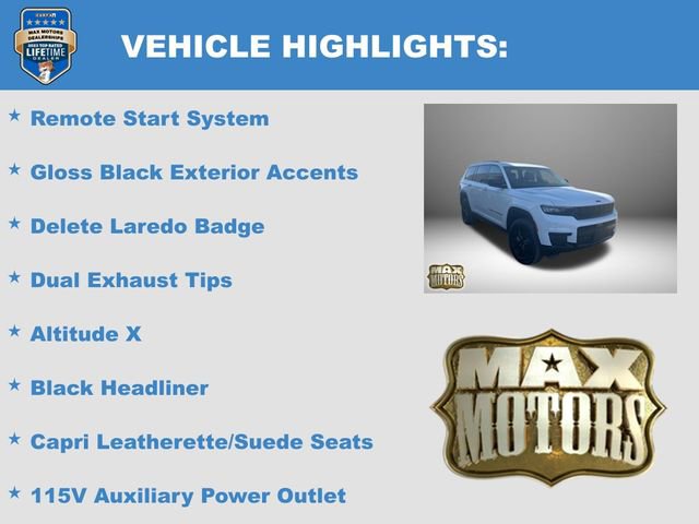 New 2025 Jeep Grand Cherokee L Altitude image 27