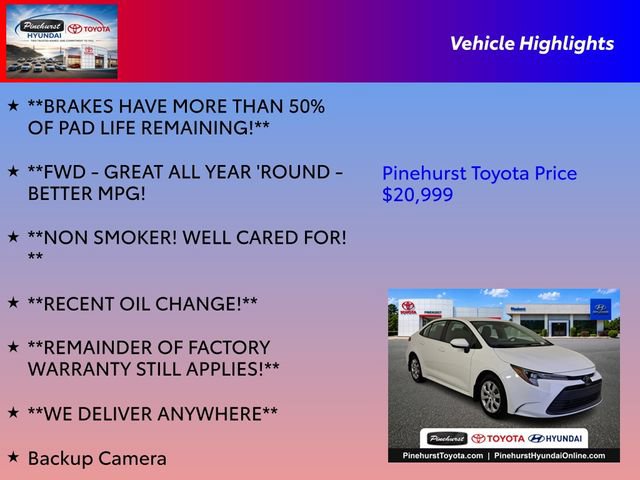 Used 2025 Toyota Corolla LE FWD image 31