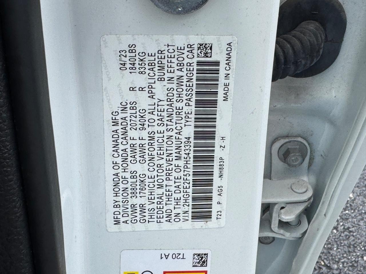 Used 2023 Honda Civic Sport image 26
