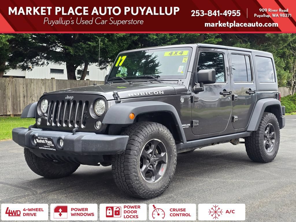 Used 2017 Jeep Wrangler Unlimited Rubicon w/ Connectivity Group
