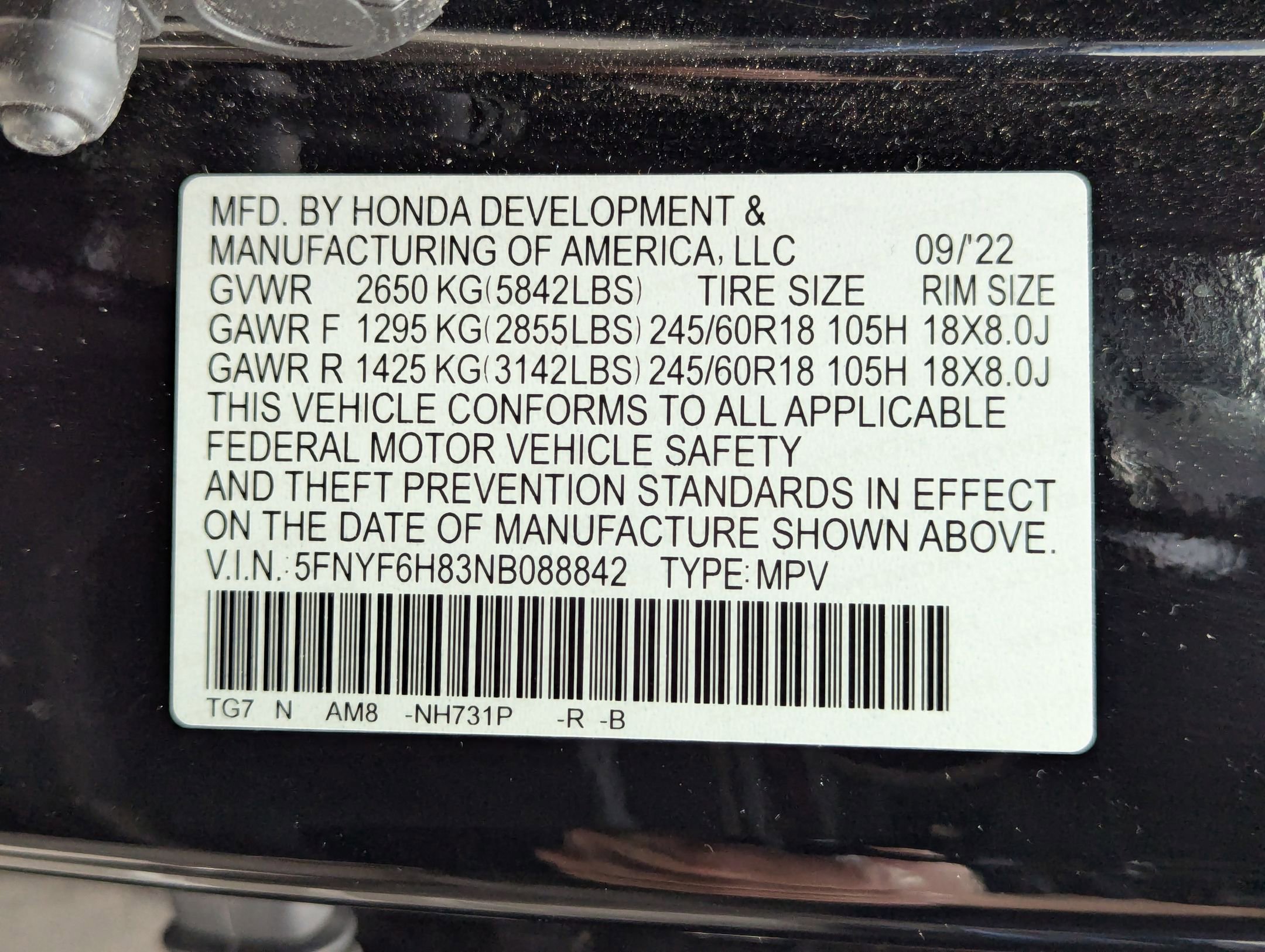 Used 2022 Honda Pilot TrailSport image 33