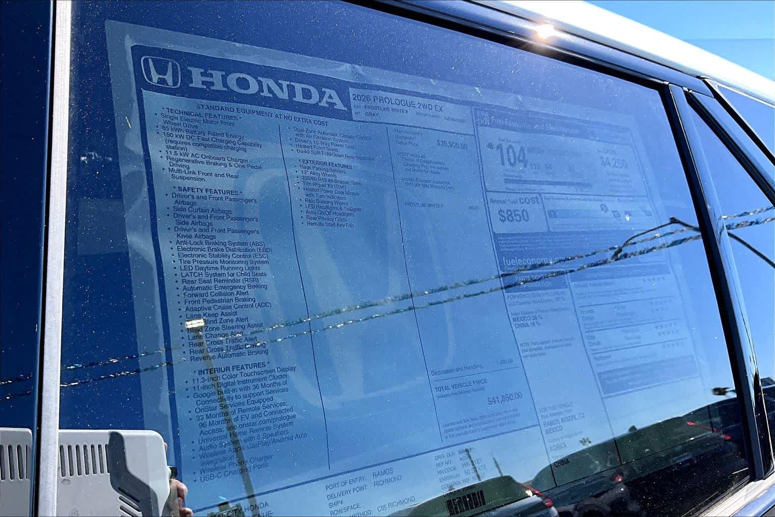 New 2026 Honda Prologue Eco image 22