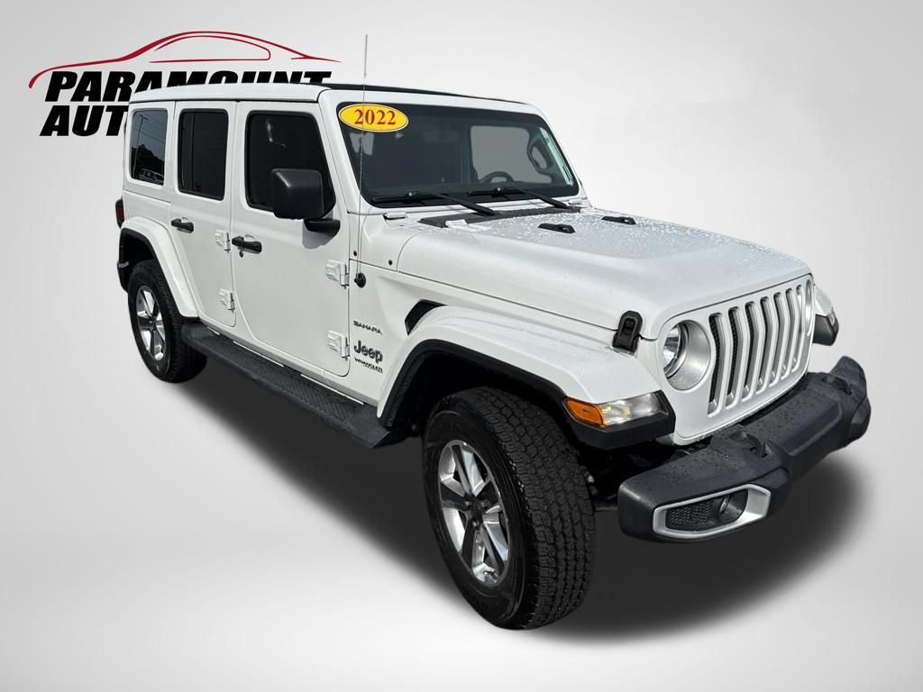 Used 2022 Jeep Wrangler Unlimited Sahara w/ Cold Weather Group AWD/4WD image 3