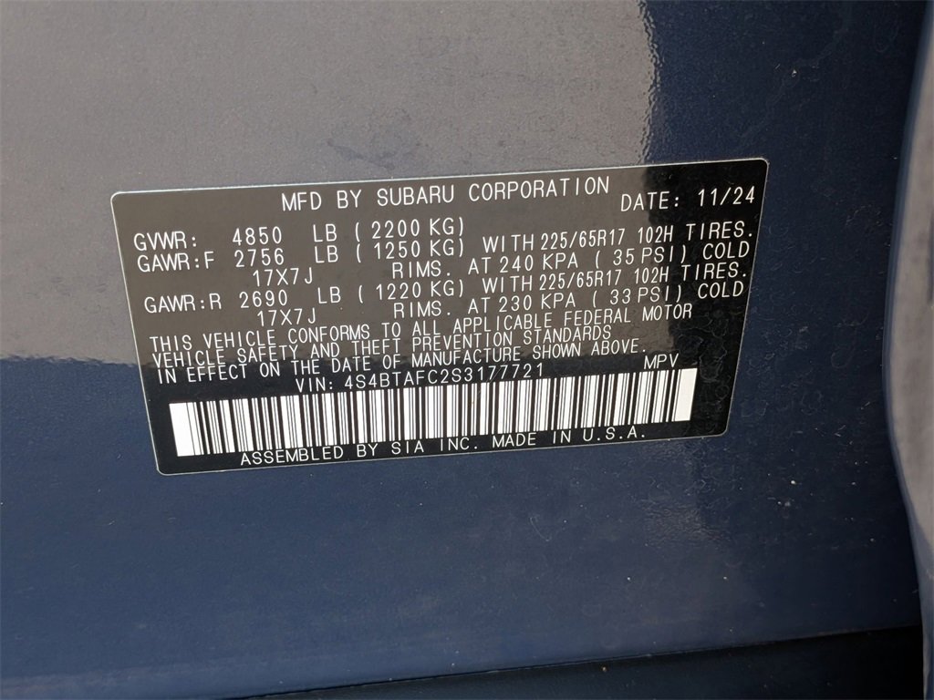 Used 2025 Subaru Outback Premium image 36