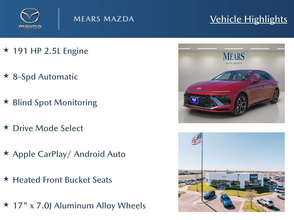 Used 2025 Hyundai Sonata SEL image 2