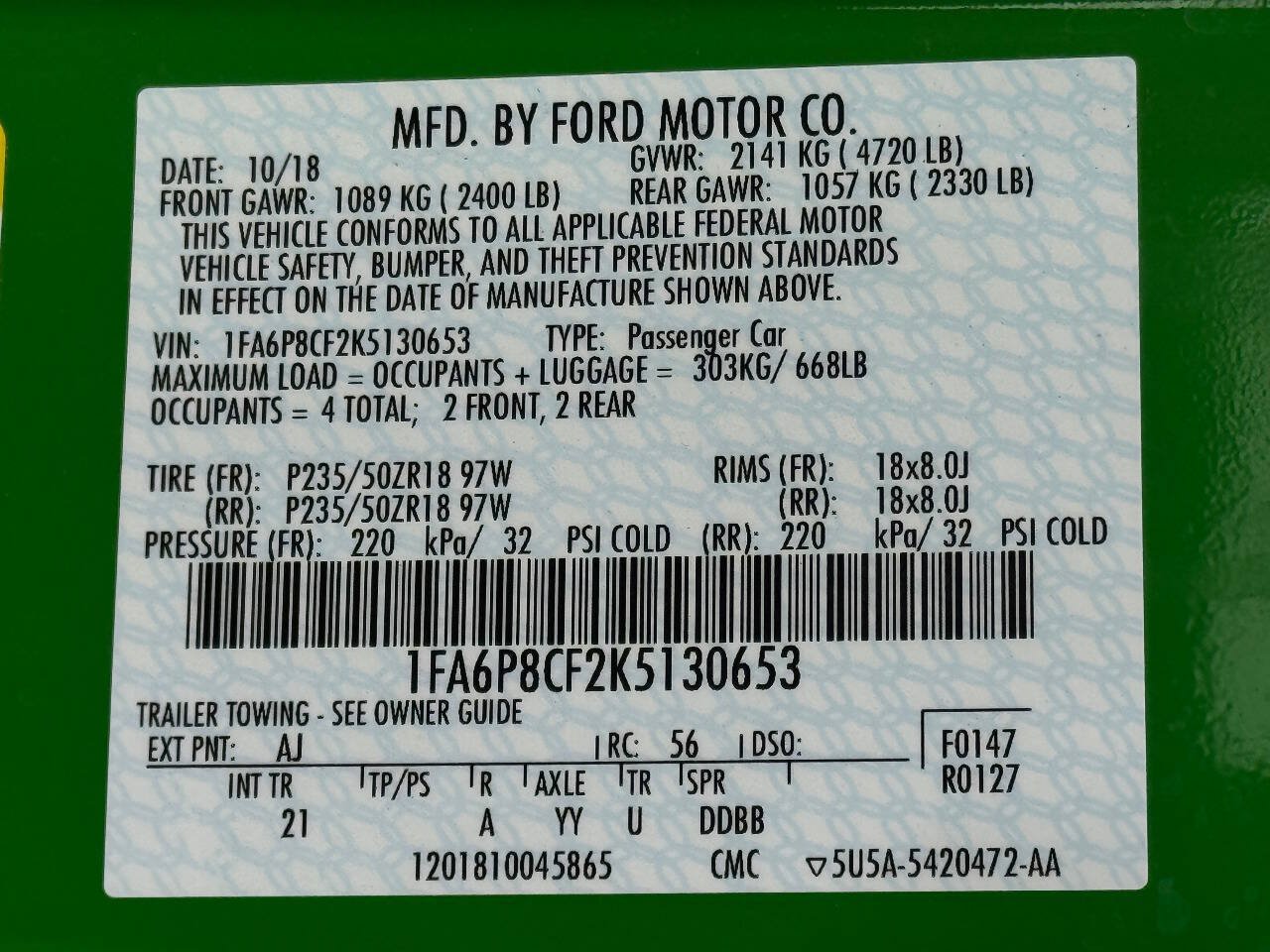 Used 2019 Ford Mustang GT RWD image 79