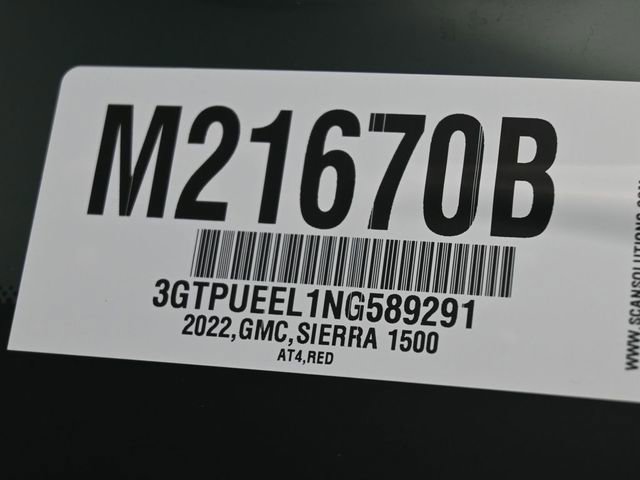 Used 2022 GMC Sierra 1500 AT4 w/ AT4 Preferred Package image 28