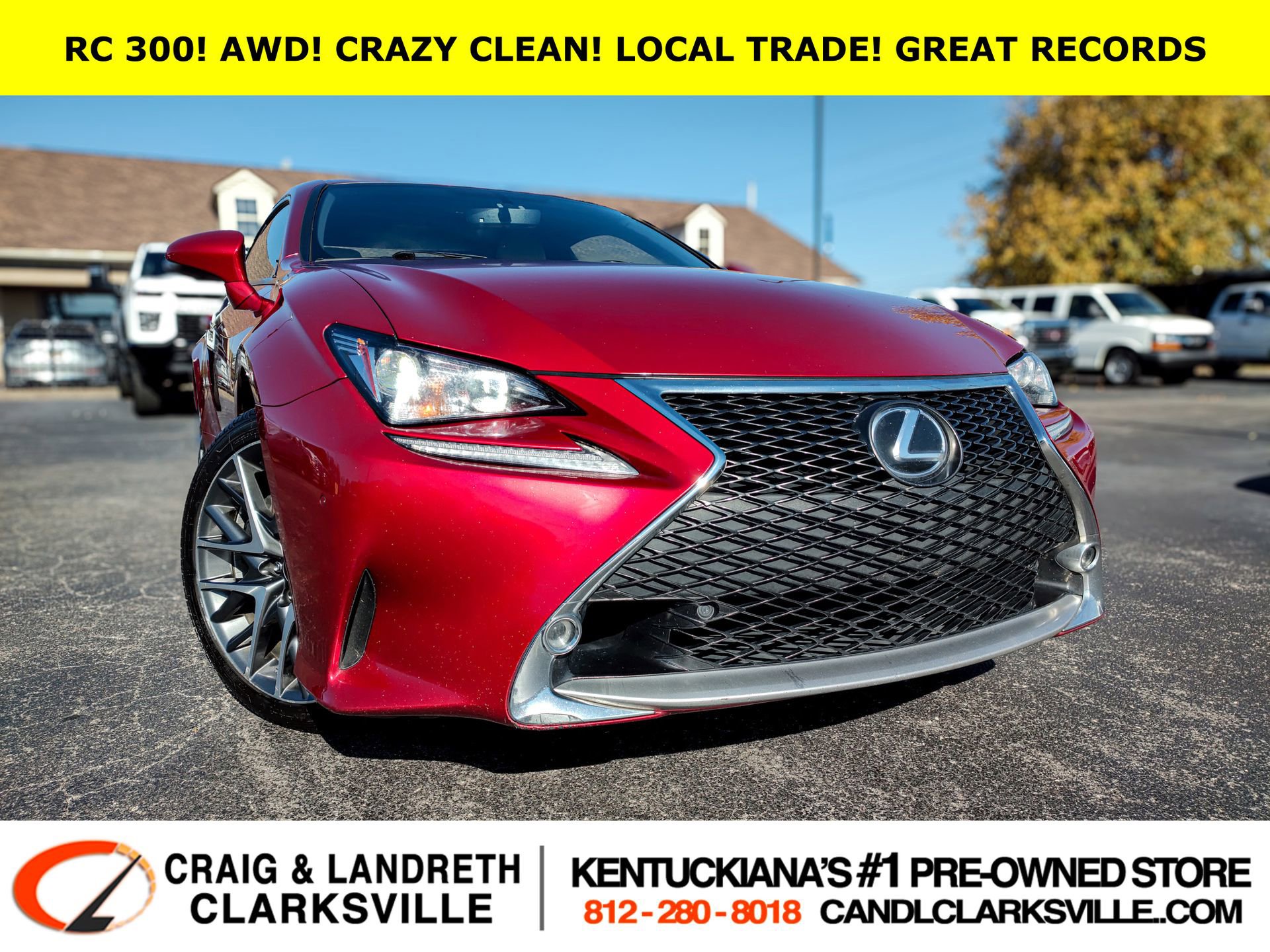 Used 2016 Lexus RC 300 AWD