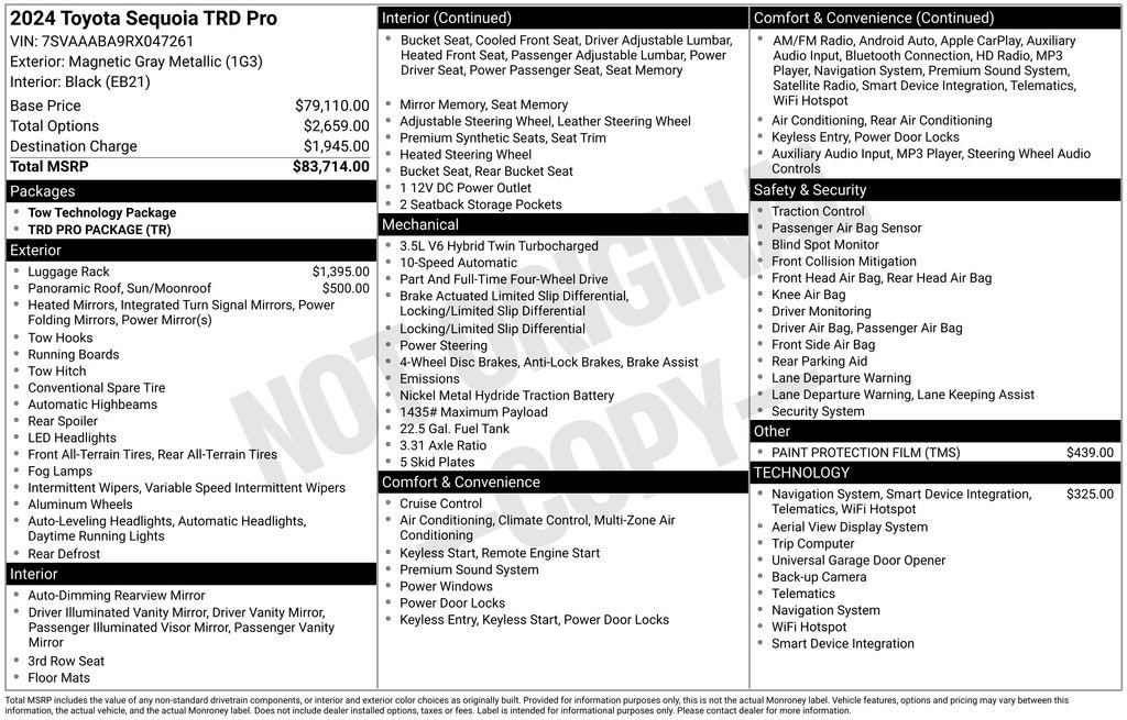 Used 2024 Toyota Sequoia TRD Pro image 10