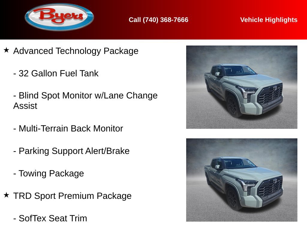 Used 2024 Toyota Tundra SR5 w/ TRD Sport Premium Package AWD/4WD image 10
