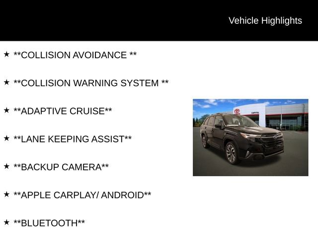 Used 2025 Subaru Forester Touring w/ Popular Package - Touring image 2