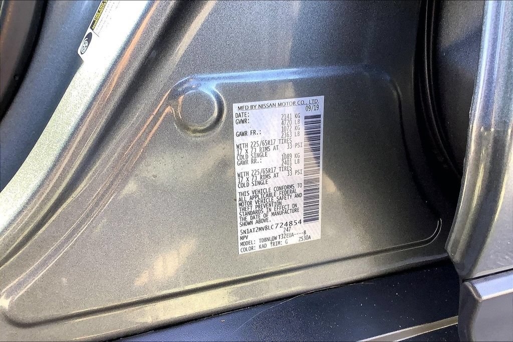 Used 2020 Nissan Rogue SV AWD/4WD image 34